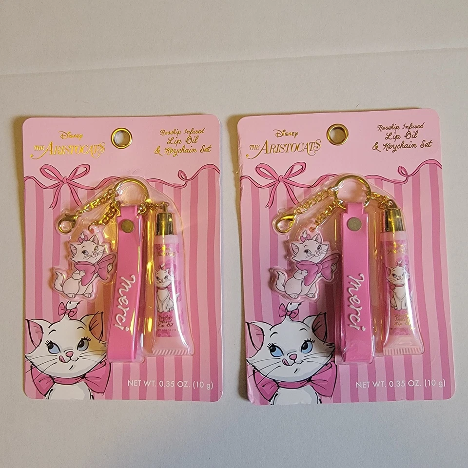 Новый Disney The Aristocats MARIE шиповник настоянный кромки масло и брелок зажим комплект  - Изображение 2 из 4