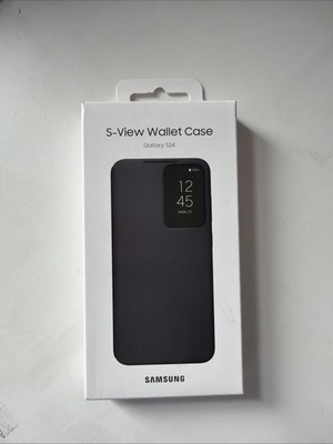 BRAND NEW! GENUINE Samsung Smart View Wallet Case For Samsung Galaxy S24 Black