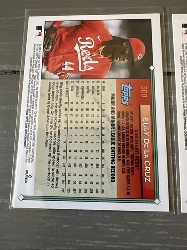 2024 Topps Archives Elly De La Cruz RC Cincinnati Reds #300 (x2) - Picture 5 of 6