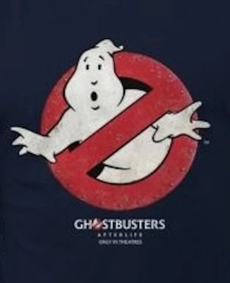 Ghostbusters Classic Afterlife No Ghost Logo Aged Legacy T-Shirt New 2XL