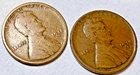 1918-S Lincoln Wheat 1c Pair ~ VG / VG+? ~ Get 1 Set Shown ~ BARGAIN! ~ C14