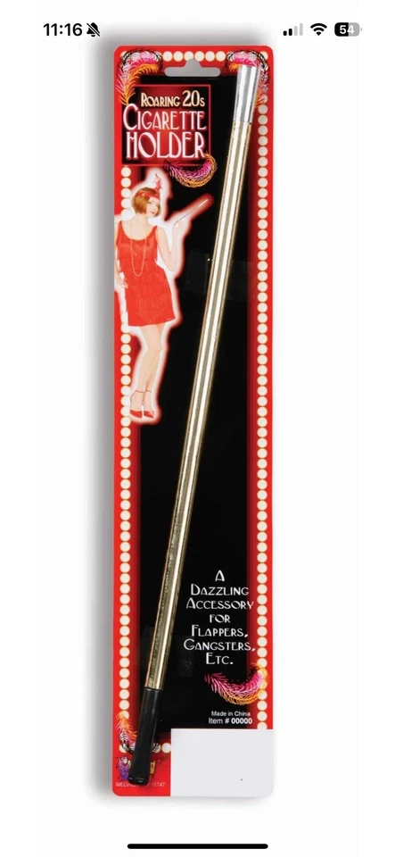 Porta cigarrillos dorado aleta Holly Golightly Audrey desayuno en Tiffany's años 20 Foto 2 de 2