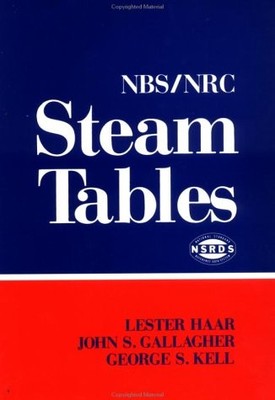 NBS/NRC STEAM TABLES By Lester Haar