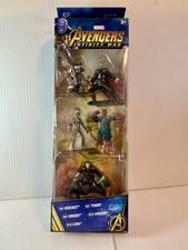 Marvel Nano Metalfigs Avengers Infinity War Rocket Thor Groot Vision Loki