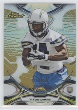 2015 Topps Finest Gold Refractor 75/150 Titus Davis #88 0f8