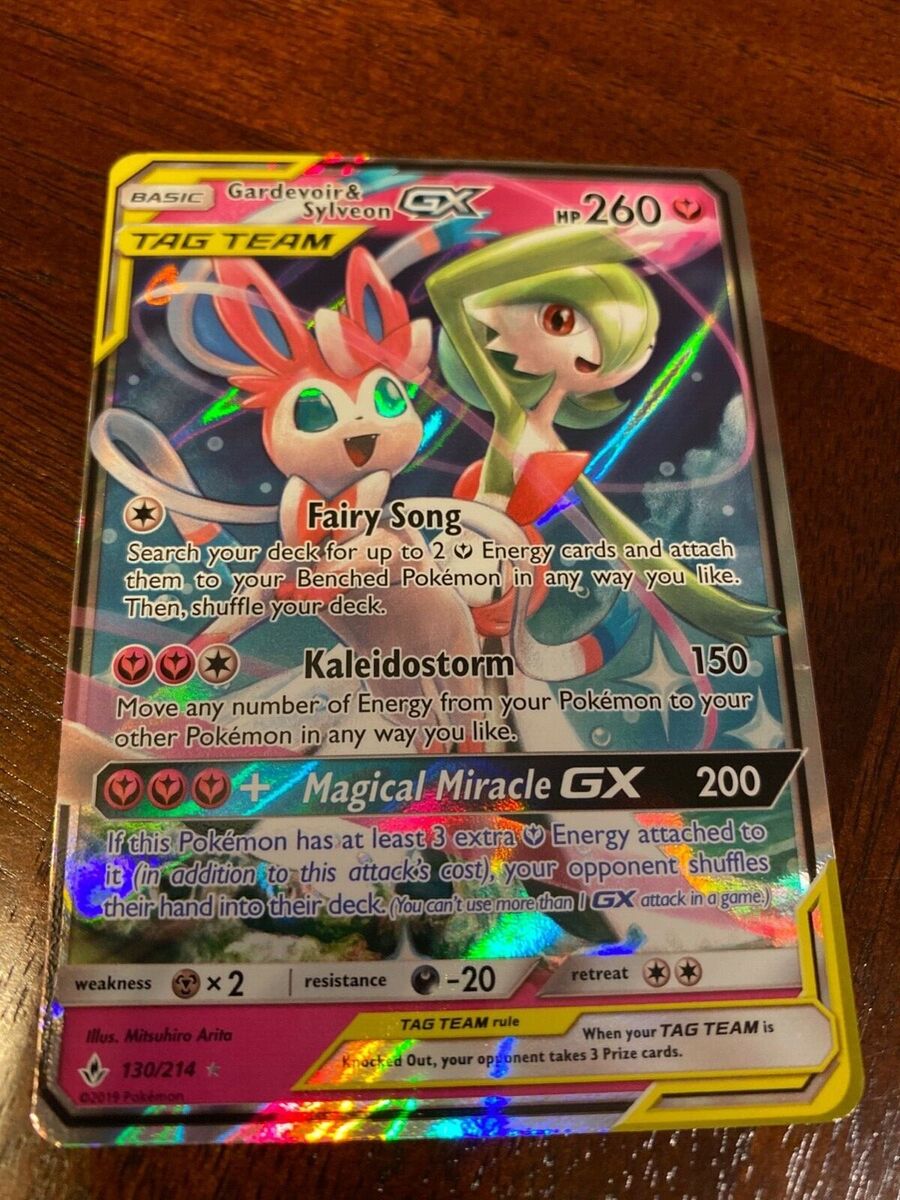 Gardevoir & Sylveon GX - 130/214 - Ultra Rare