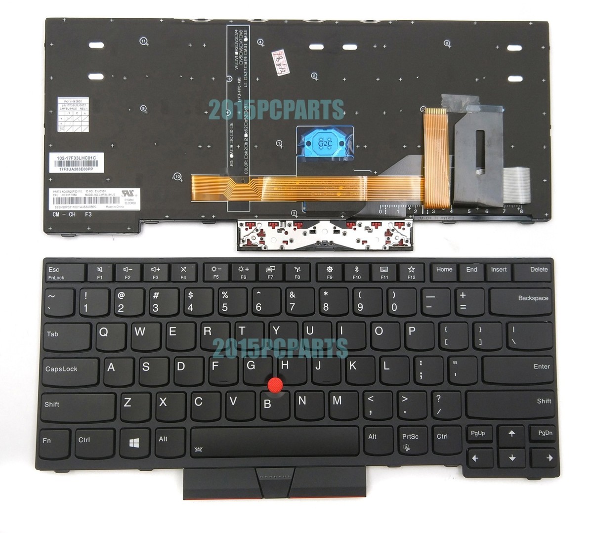 New Lenovo Thinkpad L480 Type 20LS 20LT Keyboard Backlit US