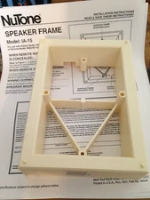 Nutone IA-15 Surface Mount Frame use with ISB-53 intercom speaker biscuit ia15L