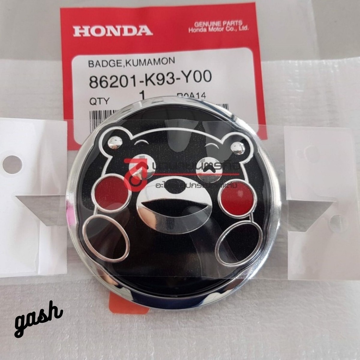 New Original Emblem Kumamon Honda Badge Monkey Black Limited Oem
