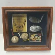 About Face Designs Golf Memory The Window Pane Curio Collection Model 182467 COA