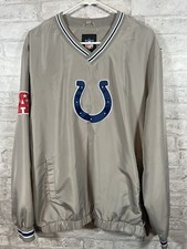 NFL Indianapolis Colts Gray Windbreaker Size XL small marks