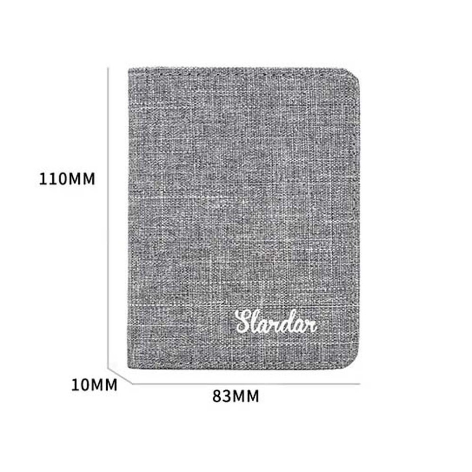 ID Card Cover Canvas Coin Purse Money Bag Business Card Holder Outdoor