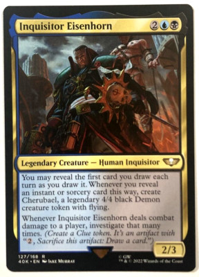 MTG Inquisitor Eisenhorn Warhammer 40,000 127 NM | eBay