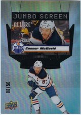 2022-23 Upper Deck Allure Jumbo Screen Silver Achievement 08/50 Connor McDavid