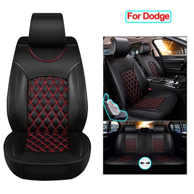 Full Set Car Seat Covers Pu Leather Accessories Fit For Dodge Dart Ebay