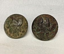 Relic Eagle Shield General Service Buttons Dug antique metal buttons