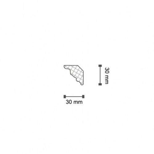 €0,59ml *** STOCK ***. Pacco da 220ml di cornice decorativa in polistirene compa - Foto 4 di 5