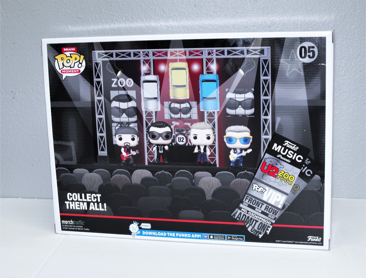 Funko Pop U2 Zoo TV Tour 4-Pack #05 Walmart Exclusive Limited