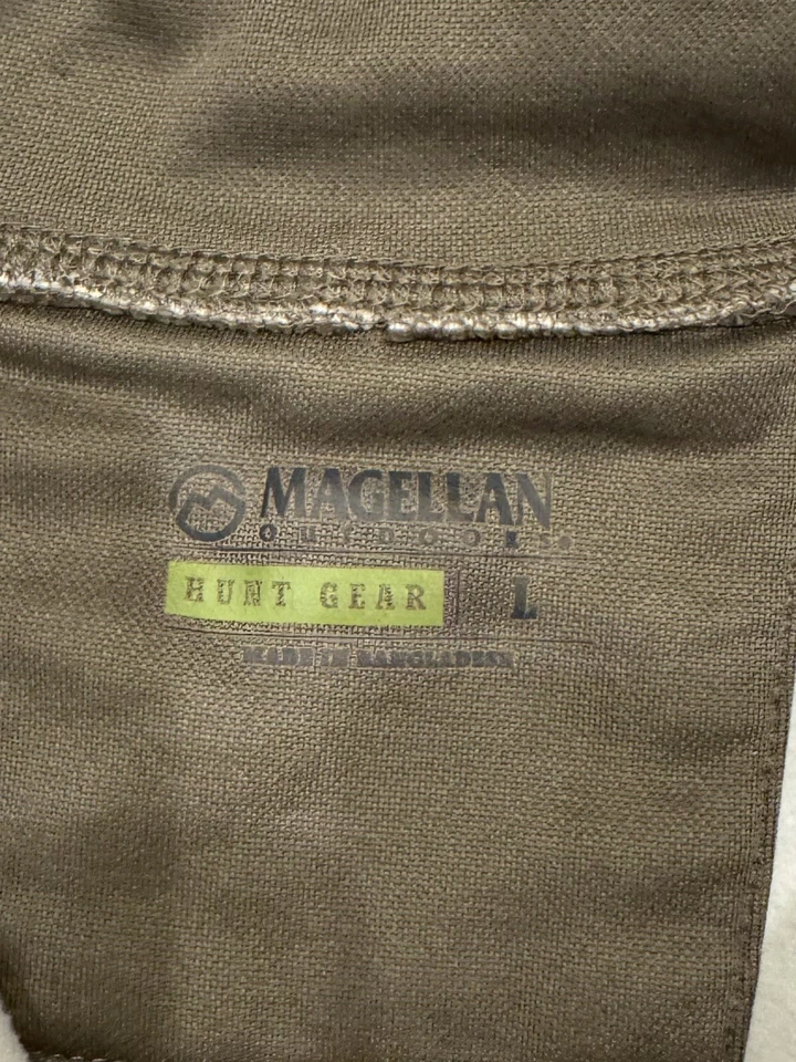 Magellan Camouflage Hunt Gear Boy's 1/4 Zip Sweater, Camo Large L 12-14 - Image 2 of 2