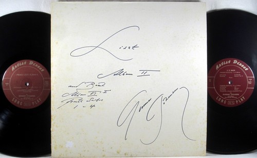 2 LPs ARTIST DIRECT Liszt Bach VI GUNNAR JOHANSEN Album II Autographed 838J-5536 - 第 1/5 張圖片