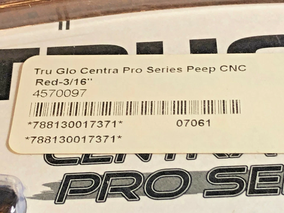 Mira telescópica de tiro con arco TRUGLO Centra Pro Series 3/16" / Aluminio / TG76BR / Roja Foto 3 de 3