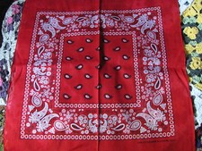 4 BANDANAS X  10.00 MIX OR MATCH 100 Cotton FREE SHIPPING