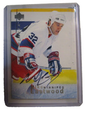 1995-96 BAP Be A Player AUTOGRAPH #S102 Mike Eastwood WINNIPEG JETS