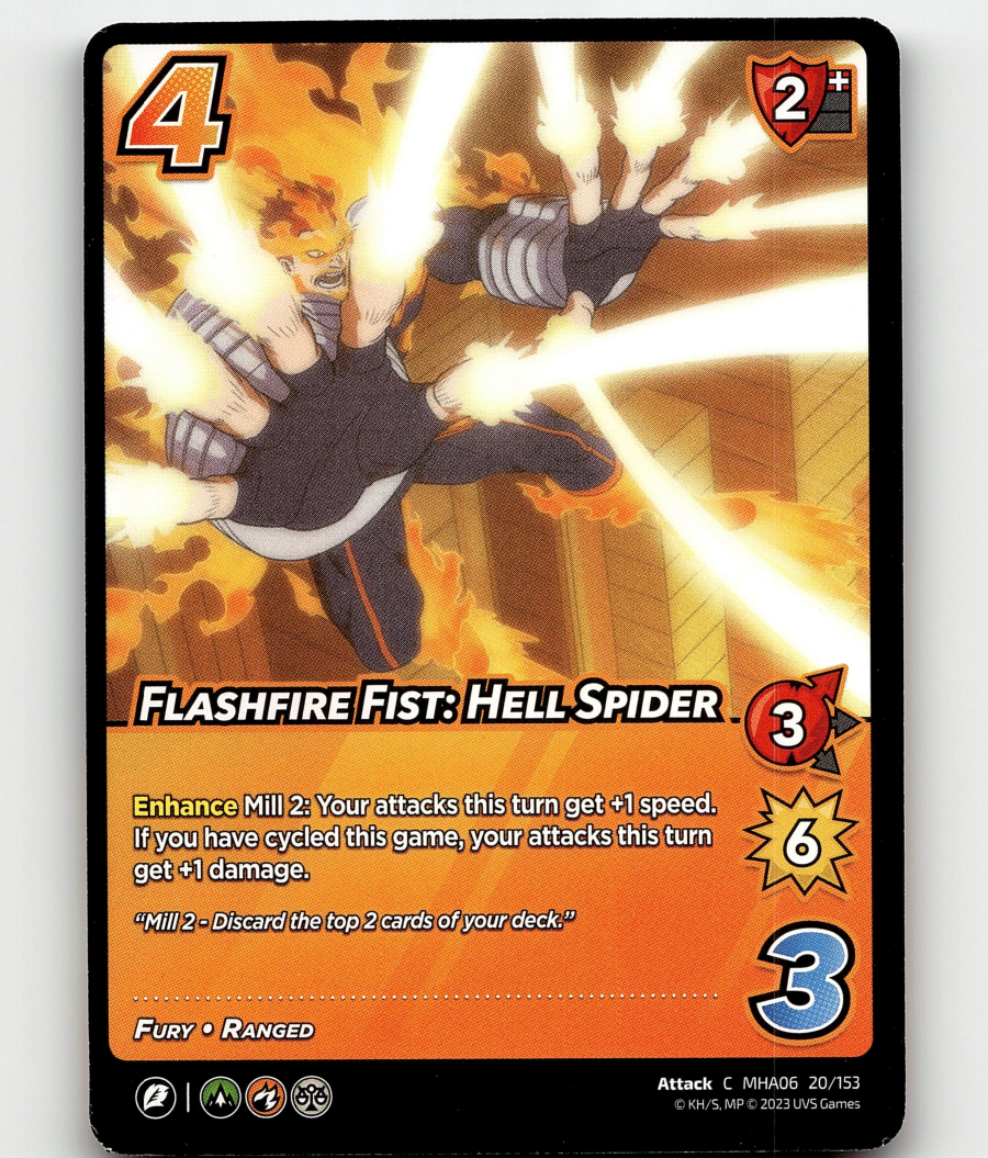 UniVersus - Flashfire Fist: Hell Spider - UniVersus: My Hero