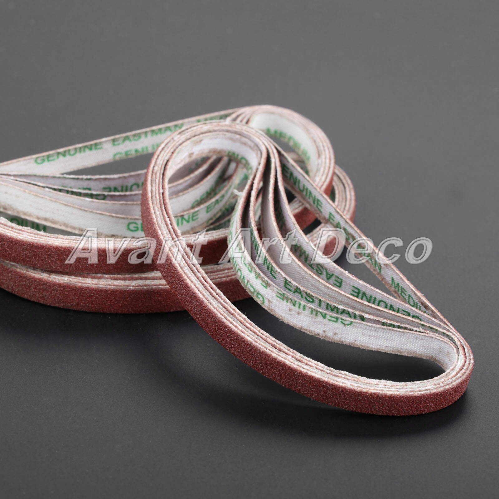 20Pcs Abrasive Sharpening Belts For Eastman Cutting Machine Medium Sand