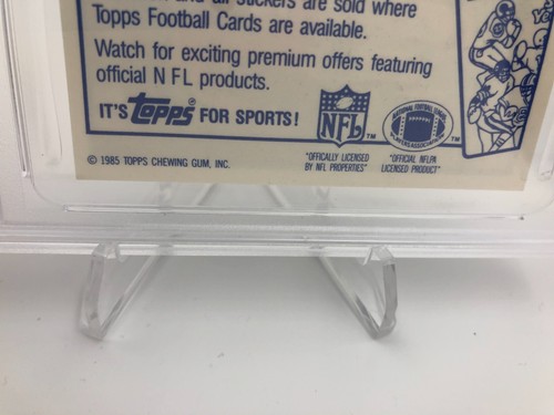 1985 JOHN ELWAY PSA Topps Stickers #24 Card DENVER BRONCOS NFL grade PSA MINT 9 - Picture 9 of 9