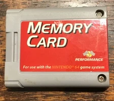 Nintendo 64 N64 Memory Card Plus Controller Pack by Performance P-302