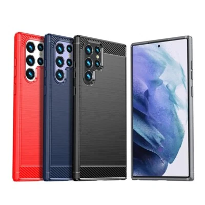 KK KENIK Carbon Shockproof Case For Samsung Galaxy S25 Ultra Samsung S25 Plus S25 Cover