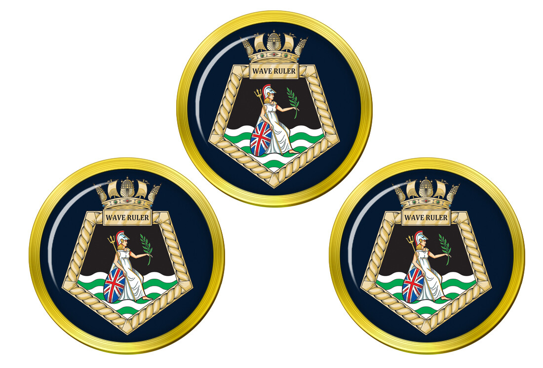 RFA Wave Ruler, Royal Navy Golf Ball Markers