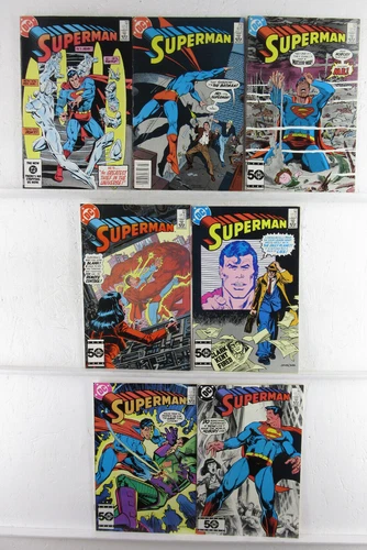 SUPERMAN #403 405 408-410 412-413 * DC Comics Lot * 1985 -  Vintage 409