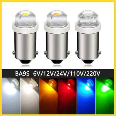 BA9S LED Bulb Chandelier Garden Lamp6-220V White/WarmWhite/Yellow/Red/Blue/Green