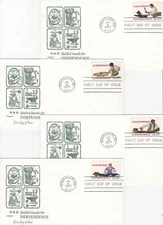 SKILLED HANDS #1717-20 SET OF 4 CINCINNATI, OHIO JULY 4 1977 ARTMASTER