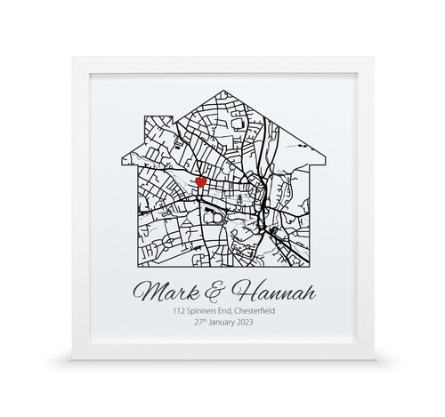 House warming gift | Personalised new home map print | First home present - Picture 34 of 36