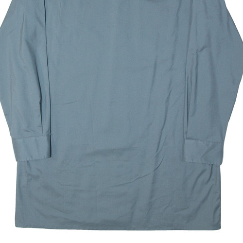 J.WEDER-MEIER AG Mens Worker Shirt Blue Long Sleeve L - Picture 6 of 6