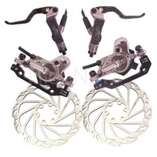 JUIN DB1 Hydraulic MTB Mountain Bike Disc Brake Set W/ Rotor 160mm 2 Gray