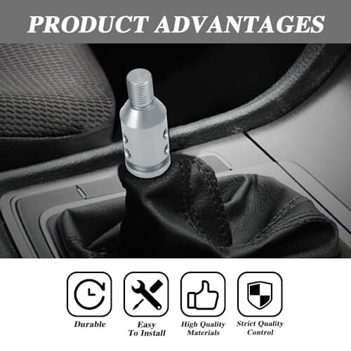Automatik Handschaltknauf, Aluminium Schaltknauf, Auto Schaltknauf Adapter, - Bild 7 von 7