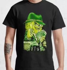 gangster spongebob Classic T-Shirt Unisex, Short SLeeve, Size S - 5XL