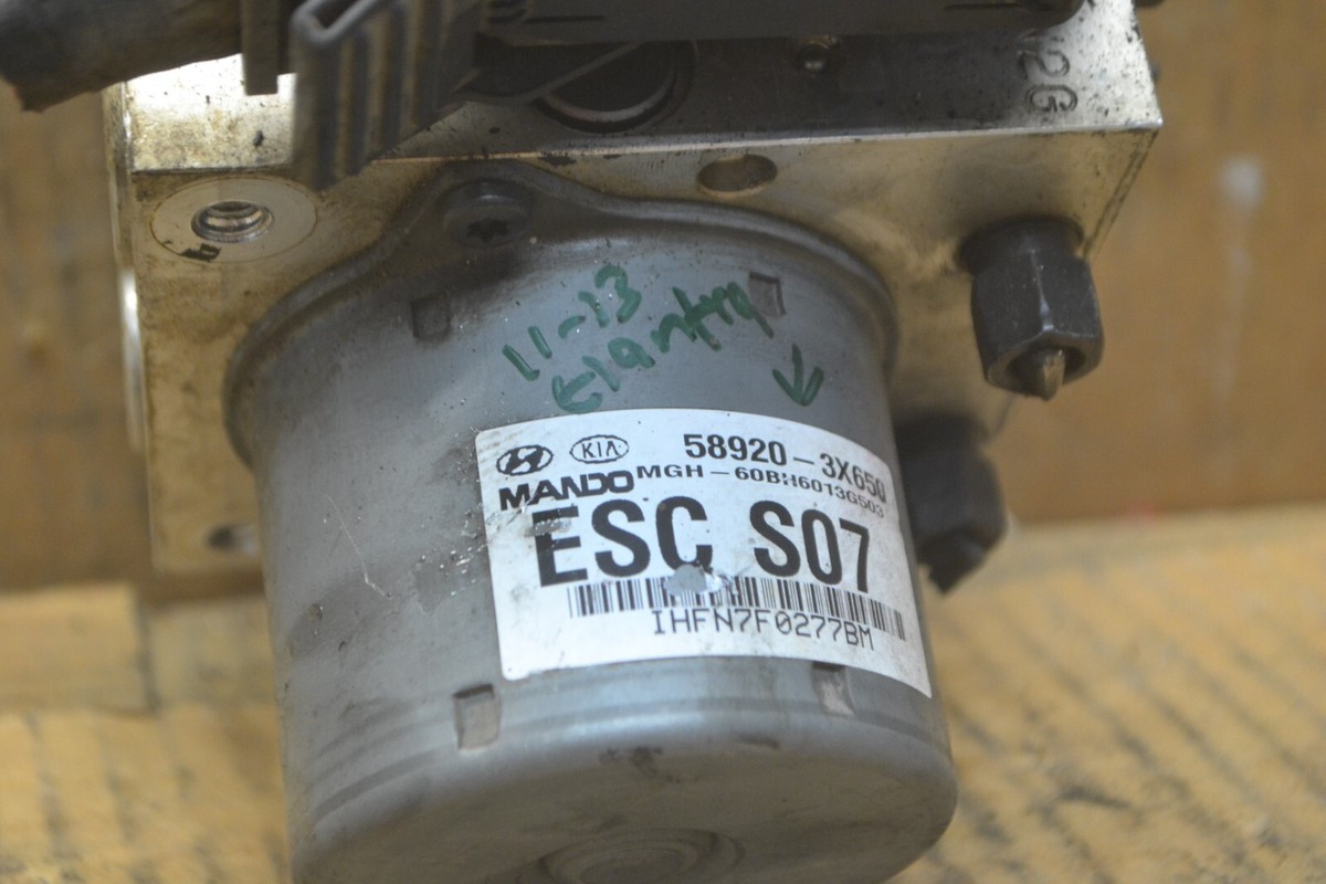 2011-2013 Hyundai Elantra ABS Pump Control OEM 589203X650 Module
