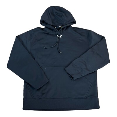 Under Armour Hoodie Mens Small Long Sleeve Hustle Fleece Pullover Fleece 