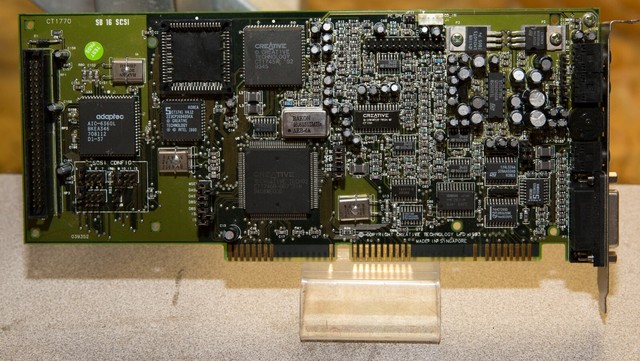 Vintage Creative Labs Sound Blaster 16 SCSI CT1770 tested working snd02