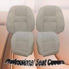 For 2008-2014 Benz C300 C250 C350 Driver Passenger Bottom Top Seat Cover Lt Tan