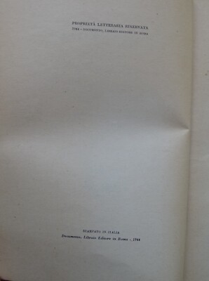 Alberto Moravia – L'Epidemia – Documento, Librario Editore 1944, Bon état