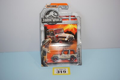 Jeep Wrangler '93 Jurassic Park World OFFICIAL Matchbox 4X4 Dennis Nedry FMX24