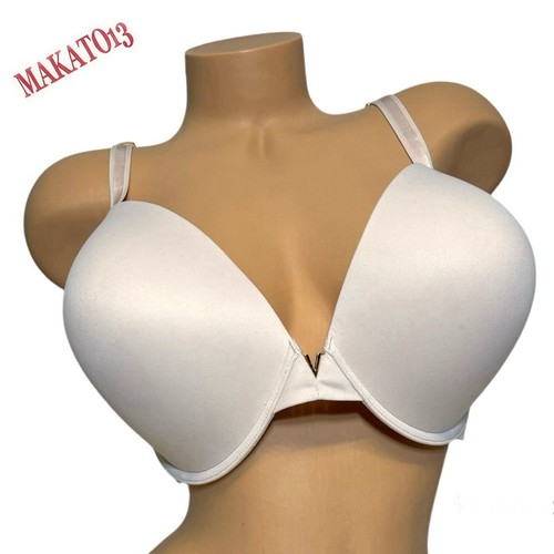 VICTORIA’S SECRET 42DD Love Cloud Push-Up Plunge Smooth Bra Solid Light Pink