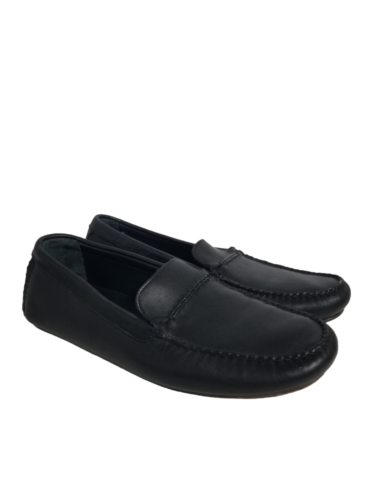 Allen Edmonds The Super Sport Technogel Black Leather Loafers Shoes SZ 9.5 W - Foto 1 di 17