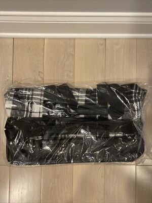 DSW Exclusive Black & White PLAID WEEKENDER Bag New in Packaging